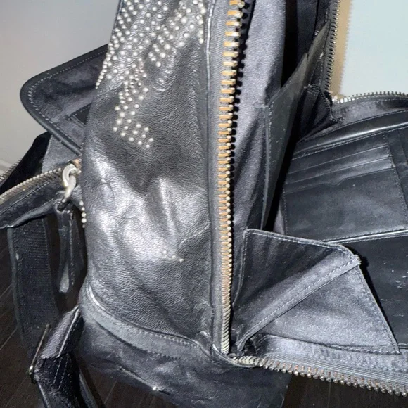 MCM Black Studded Backpack Lion 🦁 - Picture 9 of 10